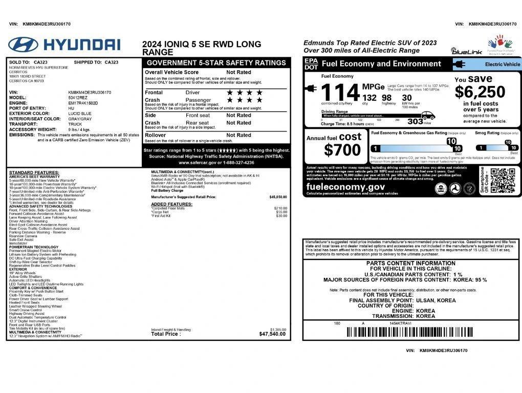 hyundai ioniq 5 2024 KM8KM4DE3RU306170 image hyundai ioniq 5 2024 KM8KM4DE3RU306170 image